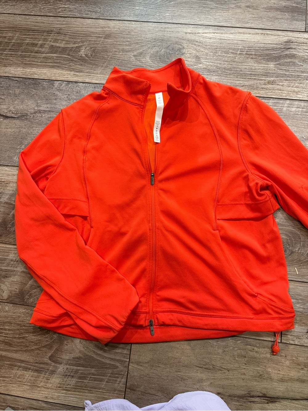 lululemon athletica Women's Lightweight Zip Jacket - Bright Orange